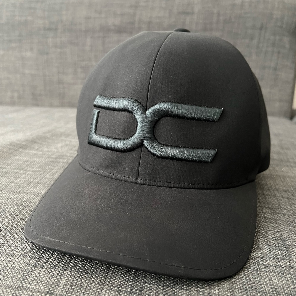 Black DC cap